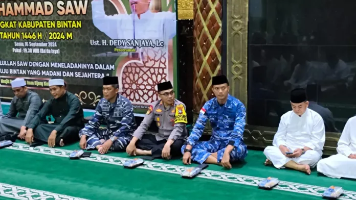 Peringatan Maulid Nabi Muhammad SAW di Bintan Kapolres Ajak Masyarakat Teladani Kehidupan Nabi untuk Wujudkan Bintan Madani