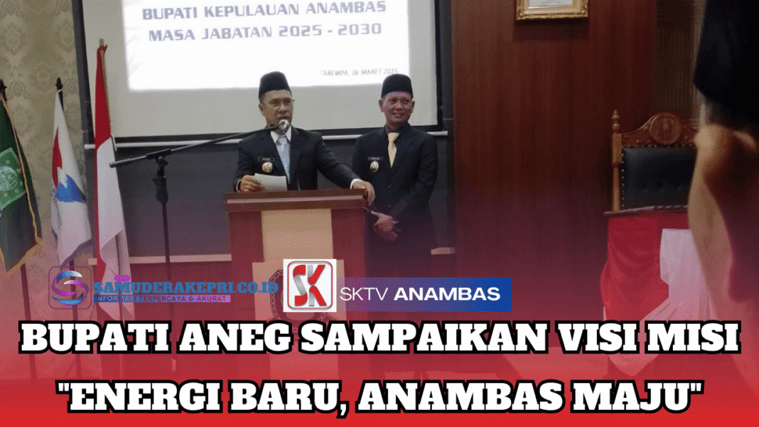 Bupati Aneg Sampaikan Visi Misi Energi Baru, Anambas Maju