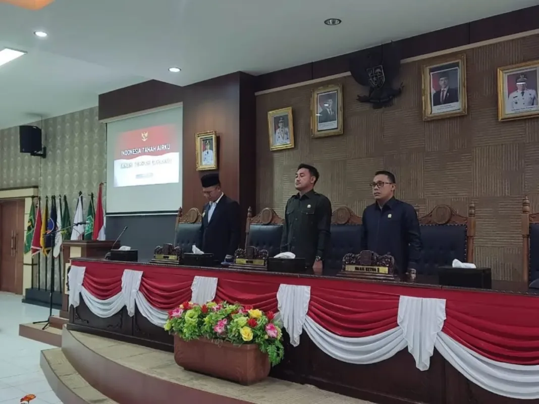 DPRD Kabupaten Kepulauan Anambas menggelar rapat paripurna untuk membahas Laporan Keterangan Pertanggungjawaban (LKPj) Bupati Tahun Anggaran 2024