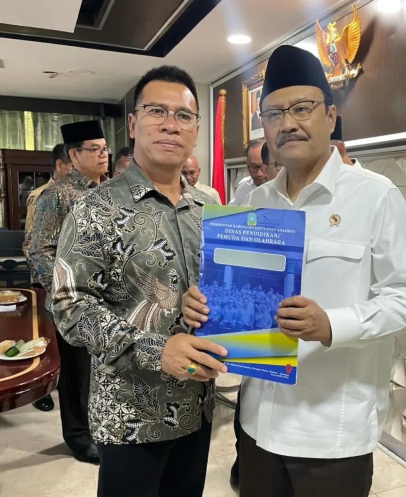 Bupati Anambas Aneg Temui Menteri Sosial dan Menteri Transmigrasi di Jakarta