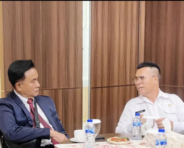 Bupati Anambas Aneg Berdialog dengan Menko Kumham Imivas Yusril Izha Mahendera