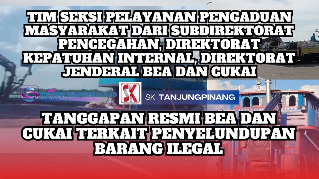 Tanggapan Resmi Bea dan Cukai Terkait Penyelundupan Barang Ilegal