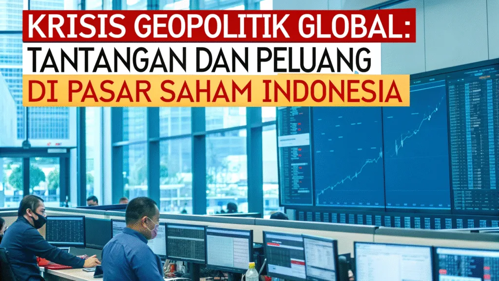 Krisis Geopolitik Global: Tantangan dan Peluang di Pasar Saham Indonesia
