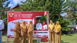 Desa Tanjung Berlian Barat Meriahkan HUT RI ke-80 di Halaman Kantor Camat Kundur Utara