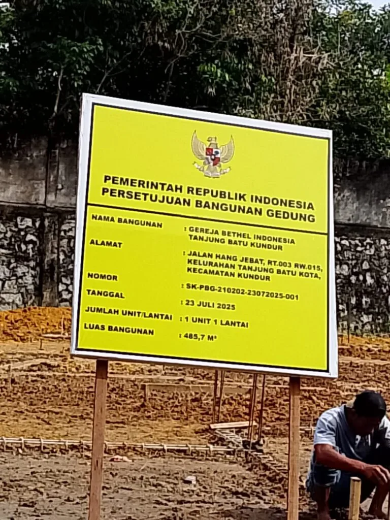 Gereja Bethel Indonesia di Kundur Layak Dibangun, Polemik Perizinan Telah Usai