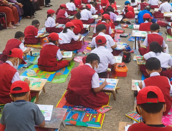 DPD PERMATA KEPRI Gelar Lomba Menggambar Anak SD Bertema “Wonderful Riau Island” di Tanjungpinang