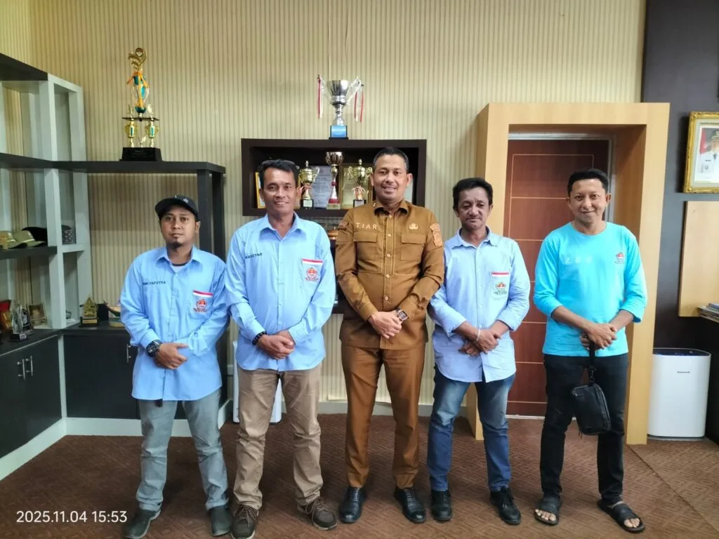 Ketua HNSI Anambas Agustar Bersama Pengurus Lakukan Silaturahmi dengan Sekda Anambas