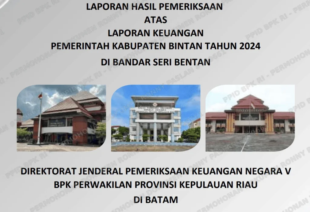 OPINI: Di Balik Tirai WTP Bintan 2024 — Menyingkap Skandal “Kekurangan Volume” dan Estimasi Honorarium yang Menguap