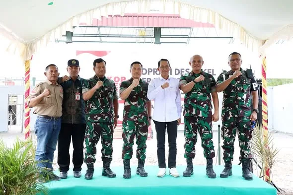 Progres Tertinggi di Batam, Pangdam XIXTuanku Tambusai Tinjau Pembangunan Koperasi Merah Putih di Tembesi