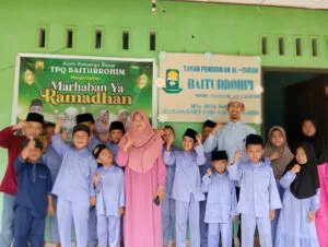 Pererat Silaturahmi, Kades Tanjung Berlian Barat Tinjau Persiapan STQ di TPQ Baiturrahim