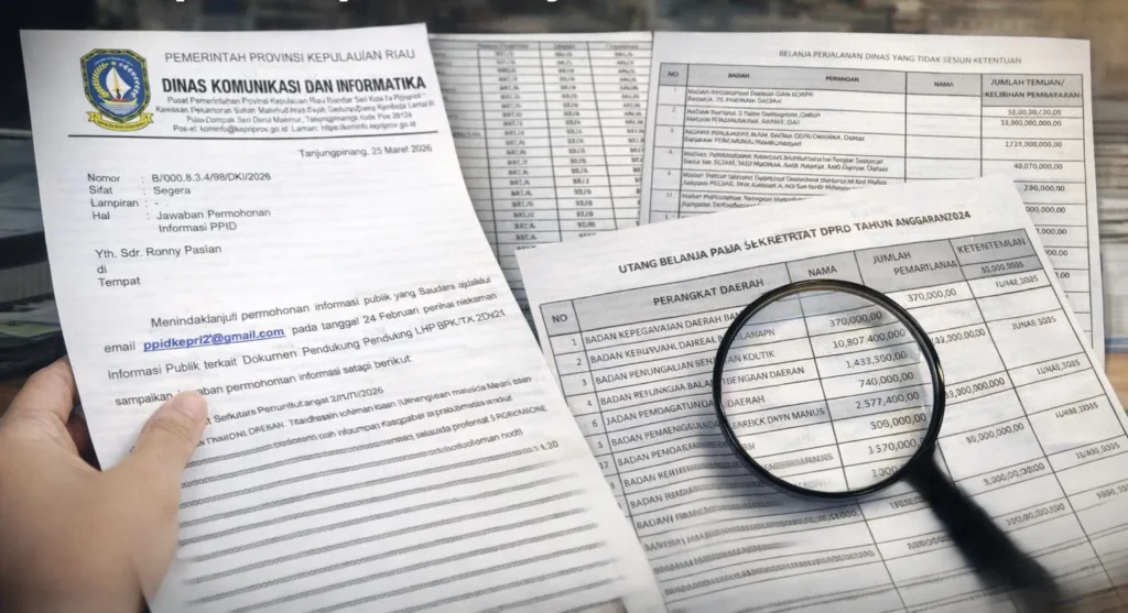 Usai Ditekan Surat Keberatan, Pemprov Kepri Akhirnya Buka Data LHP BPK 2024