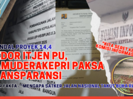 Gedor Itjen PU, SamuderaKepri Paksa Transparansi Proyek Rp14,4 M di Anambas