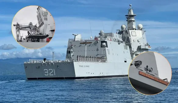 Kapal Perang KRI Prabu Siliwangi-321 sandar di Jakarta