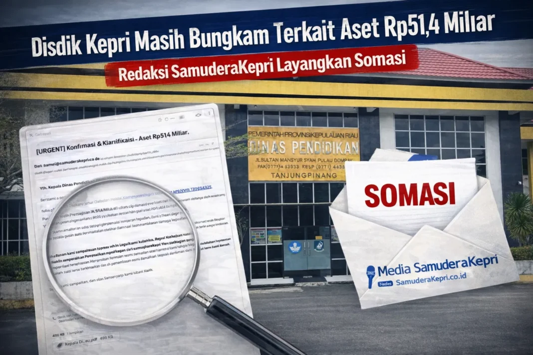 skandal-aset-gaib-disdik-kepri-samuderakepri Tim Investigasi Media SamuderaKepri menelusuri data BPK terkait skandal aset gaib Rp51 Miliar di Dinas Pendidikan Kepulauan Riau