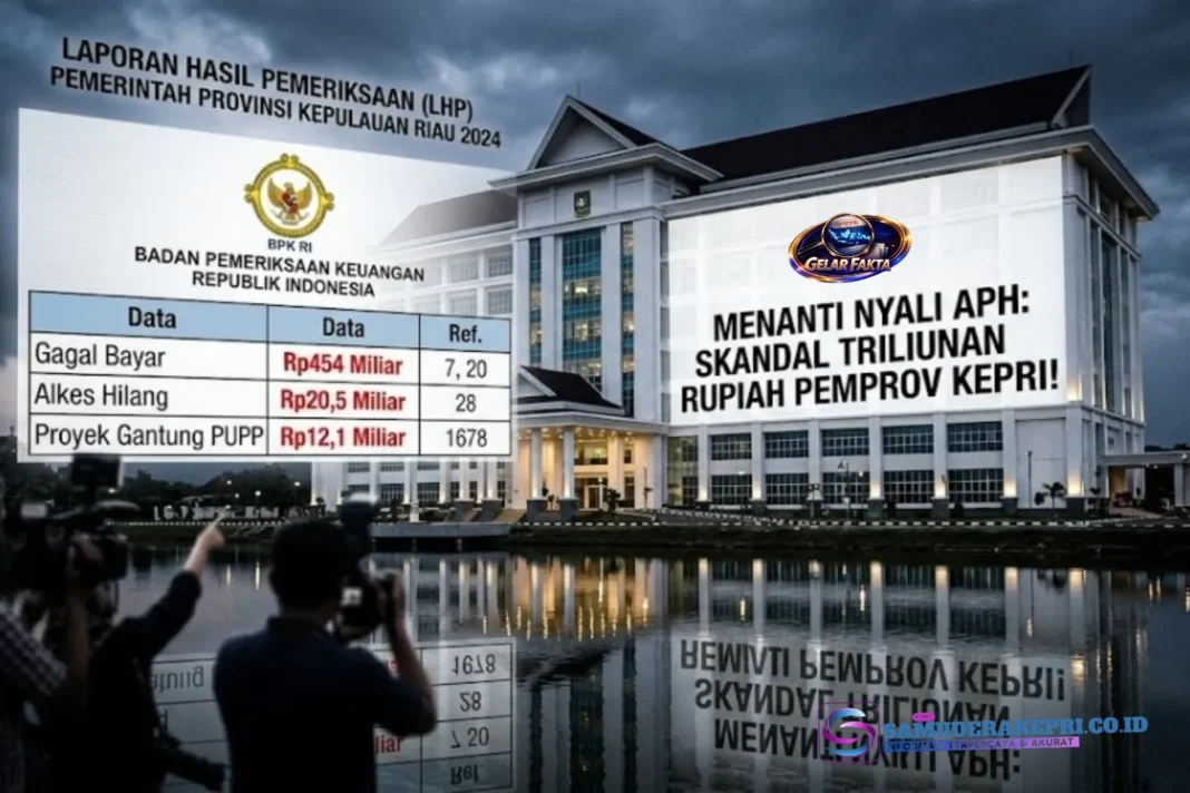 Dokumen LHP BPK RI Temuan Gagal Bayar dan Aset Hilang Pemprov Kepri 2024