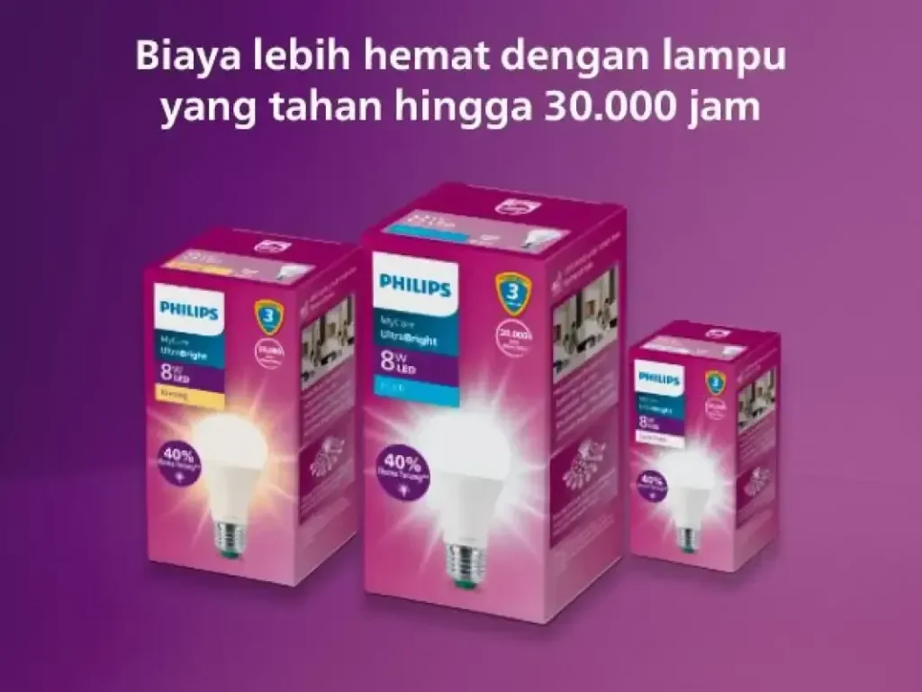 Philips UltraBright Resmi Rilis di RI, Janji Lampu 40% Lebih Terang