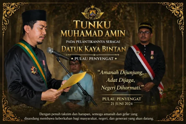 Kedatuan Bintan Desak Kajian Ulang Ranperda LAMKR Batam: “Sejarah Tidak Boleh Dipotong”