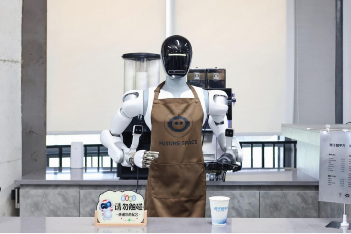 1 The robot barista at Xizi AI² Robotics