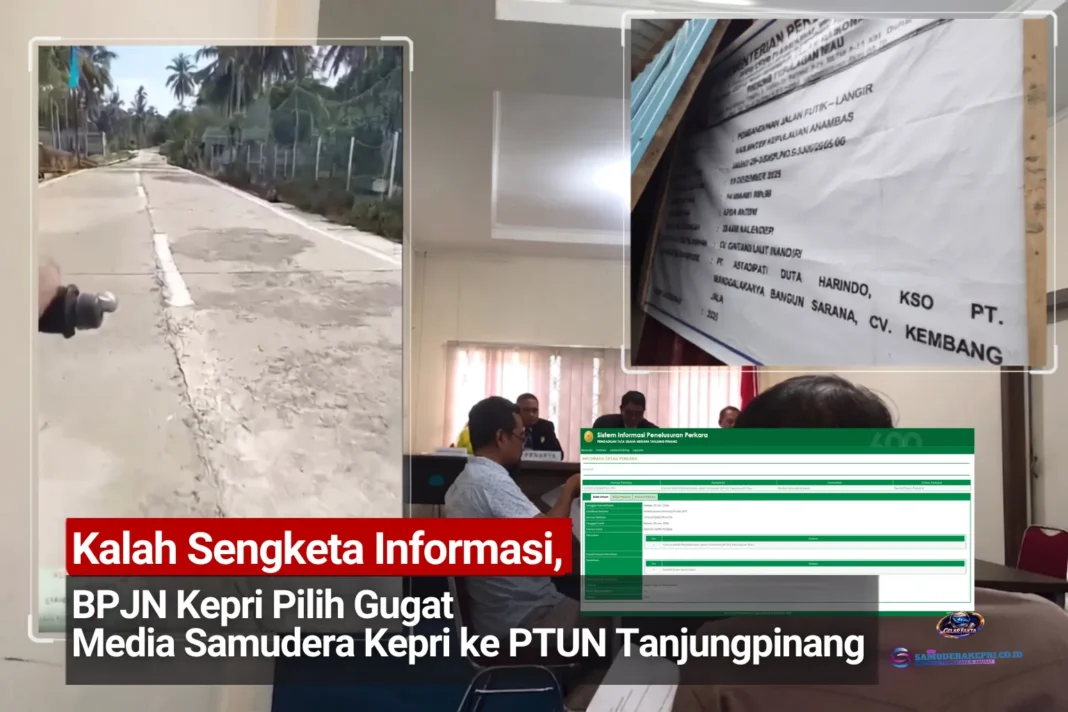 Ruang Sidang Utama Komisi Informasi Provinsi Kepulauan Riau saat pembacaan putusan sengketa informasi publik.