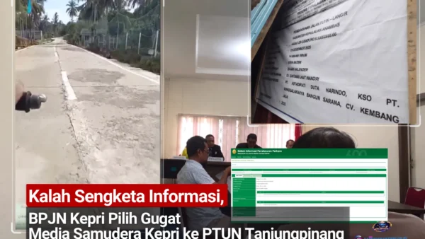 Ruang Sidang Utama Komisi Informasi Provinsi Kepulauan Riau saat pembacaan putusan sengketa informasi publik.