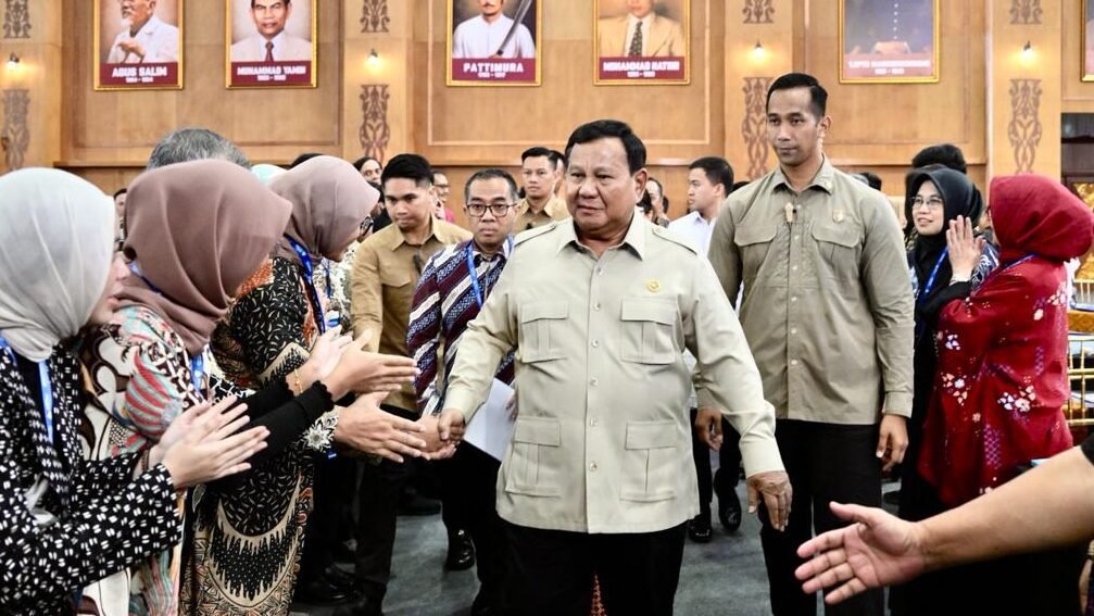 Presiden Prabowo Ajak Perguruan Tinggi Hadapi Tantangan Global Presiden Prabowo Subianto menyampaikan pidato mengenai peran strategis kampus sebagai motor inovasi nasional pada penutupan KSTI 2026 di JICC.