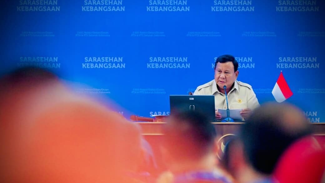 Presiden Prabowo Targetkan Pangkas Ratusan Perusahaan demi Efisiensi Anggaran Presiden Prabowo Subianto saat memberikan sambutan penutupan KSTI 2026 di JICC Jakarta terkait transformasi BUMN.