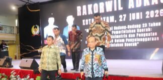 Batam Jadi Tuan Rumah Rakorwil ADKASI 2026 Sekda Batam Firmansyah saat menghadiri pembukaan Rakorwil Sumatera ADKASI 2026 di Jodoh.