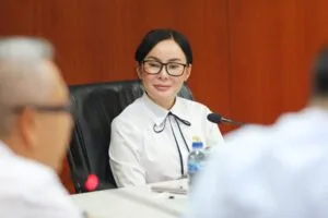 Wakil Wali Kota Batam Li Claudia Chandra saat memberikan keterangan mengenai masuknya investasi pusat data AI global Nvidia di Batam.