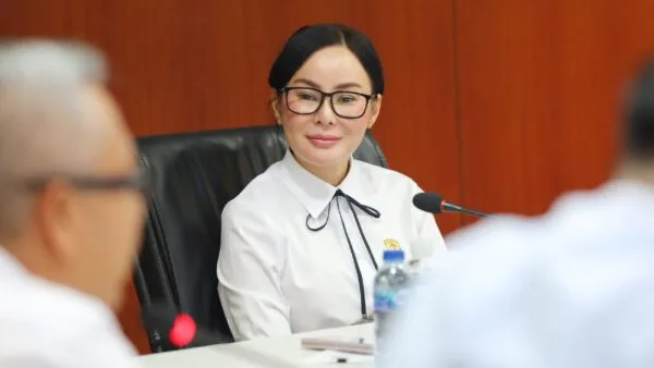 Wakil Wali Kota Batam Li Claudia Chandra saat memberikan keterangan mengenai masuknya investasi pusat data AI global Nvidia di Batam.