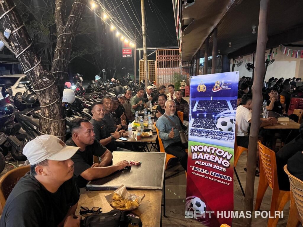 Polda Kalbar Manfaatkan Momen Nobar untuk Dekatkan Diri ke Publik