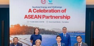 Gandeng SunAsia, VinEnergo Garap PLTS Apung dan Akuakultur US$ 1,5 Miliar VinEnergo (Grup Vingroup Vietnam) bermitra dengan SunAsia Energy Filipina guna membangun PLTS apung hibrida akuakultur 422 MWp senilai USD 1,5 miliar.