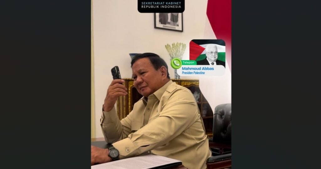 Diplomasi Hambalang-Ramallah: Presiden Prabowo Terima Telepon Mahmoud Abbas, Tegaskan Indonesia Tegak Lurus Bela Palestina