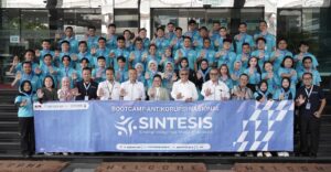 Suasana pembukaan program SINTESIS 2026 oleh Ketua KPK Setyo Budiyanto di Gedung ACLC KPK Jakarta.