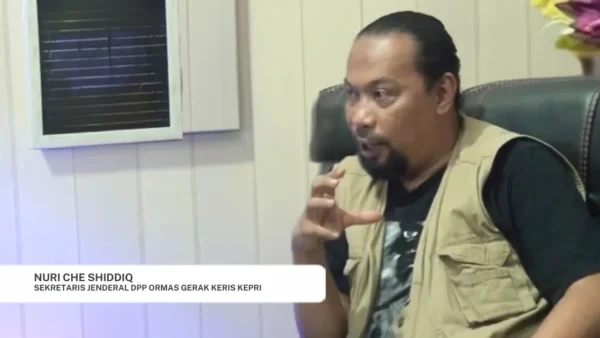Sekjen Gerak Keris Kepri Nuri Che Shiddiq sengketa informasi BPJN