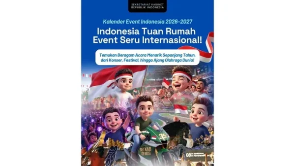 Indonesia Siap Jadi Tuan Rumah Event Dunia, Seskab: Pacu Pariwisata dan Ekonomi Lokal