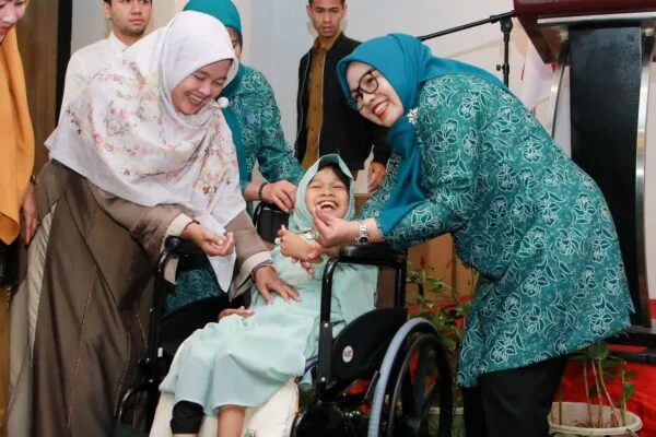 TP-PKK Batam, Erlita Amsakar Salurkan Kursi Roda, Matangkan Hari Anak, hingga Dorong Inovasi Vlog Kader
