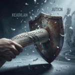 Ilustrasi konsep politik uang dan dampaknya terhadap tata kelola pemerintahan serta pembangunan nasional.