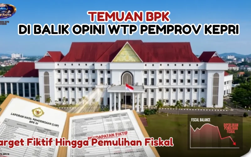 Kompleks Kantor Gubernur Kepulauan Riau di Dompak Tanjungpinang terkait temuan LHP BPK RI atas APBD Pemprov Kepri TA 2025