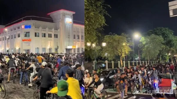Sambut Jogja Last Friday Ride, Polisi Tebal Pengamanan di Kawasan Kleringan dan Malioboro