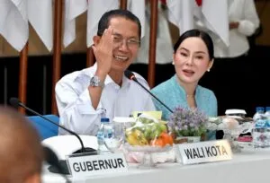 Wali Kota Batam Amsakar Achmad saat memaparkan pandangan dalam kunjungan Pansus DPR RI dan DPD RI.