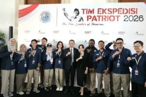 Wali Kota Batam Amsakar Achmad saat memaparkan materi dalam Pelepasan Tim Ekspedisi Patriot 2026 di Jakarta