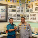 Kapolres Anambas Kunjungi Mako Lanal Tarempa, Tegaskan TNI-Polri Selalu Solid