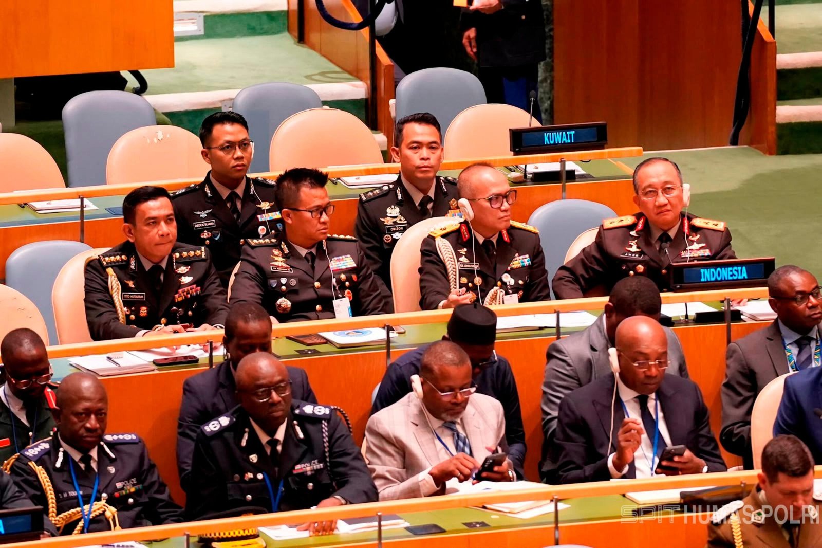 Delegasi Polri dalam forum United Nations Chiefs of Police Summit (UNCOPS) 2026 di Markas Besar PBB.