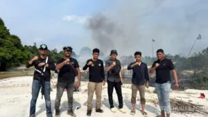 Polres Kampar Ringkus Dua Pelaku Tambang Emas Ilegal di Gunung Sahilan