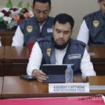 Konferensi pers pengungkapan kasus korupsi pembiayaan pengadaan batu bara oleh Kortastipidkor Polri di Jakarta.