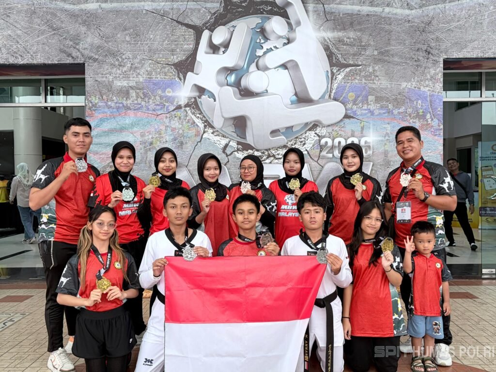 Ukir Prestasi di Malaysia, Anggota Korps Brimob Polri Raih Perunggu dan Perak Kejuaraan Taekwondo