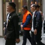 Tersangka kasus korupsi kepabeanan Ditjen Bea dan Cukai ditahan KPK di Rutan Gedung Merah Putih.