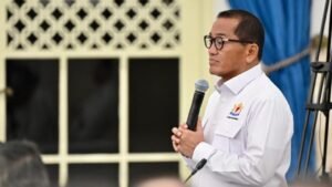 Ketua Umum Gapensi Andi Rukman menyampaikan apresiasi kepada Presiden Prabowo Subianto di Istana Negara