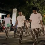 Kontingen Samudera Kepri dan peta Rute Lomba Gerak Jalan Proklamasi 45 Km Tanjungpinang 2026