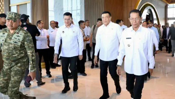 Pemusnahan barang bukti psikotropika jenis ketamine seberat 1,3 ton di Mako Kodaeral IV Batam.